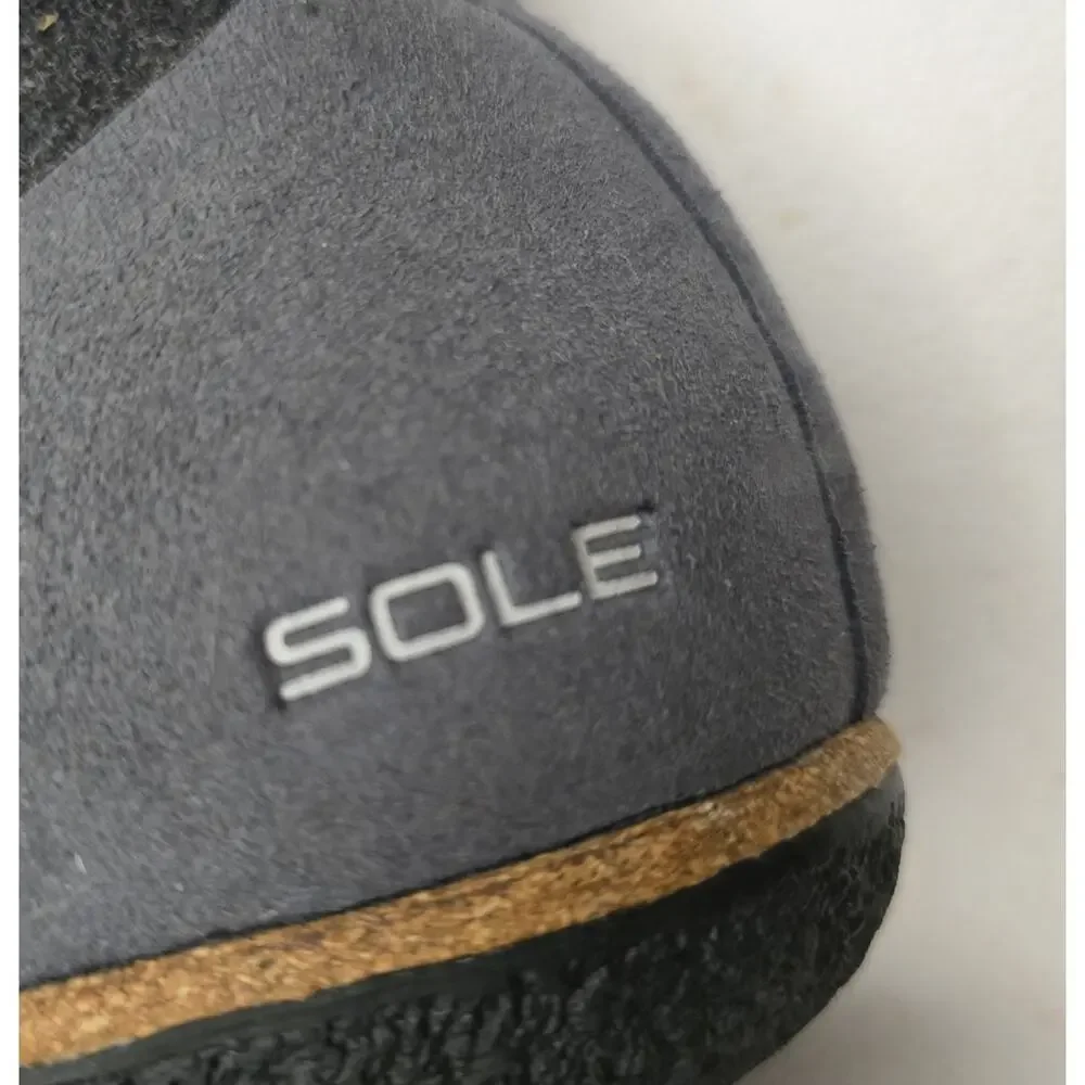 Sole District by ReCork Tour Ankle Low Boots Gray Wool Lace  display picture 3